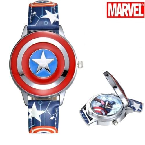MARVEL Watch Avenger Alliance Animation Cartoon Boys Children Students Captains Watches