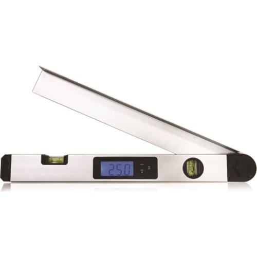 Digital Electronic Protractor angle finder Level Measuring Gauge meter inclinometer ruler 0-225 degree 400MM metal material