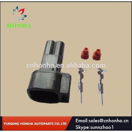 DJ7023C-1.5-11 EV6 to EV1 Auto 2 Pin/Way Waterproof Male Fuel Injector Wire Harness Connector Plug