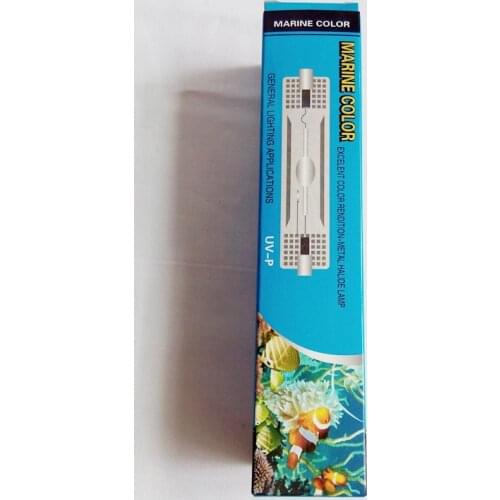 MARINE COLOR 150w 6500k 10k 14k 20k HQI Double Ended Metal Halide Bulb coral reef fish plant tank, brand new in box