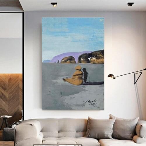 Modern Printed Canvas Painting Wall Art Salvador Dali Oil Painting Ladolescence Wall Pictures For Living Room Home Decor