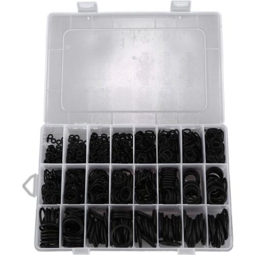 1200Pcs NBR Seal Ring Kit Thickness 1.5mm 2.4mm 3.1mm Nitrile NBR O-Ring Gasket Sealing Ring