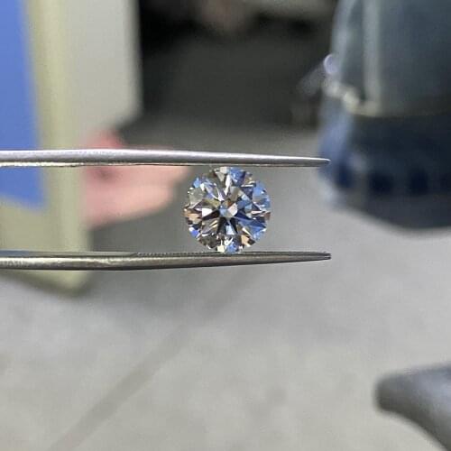 Laboratory Cultivation 1 Carat H VS2 CVD Diamond White synthetic Loose IGI Lab Creat Stone