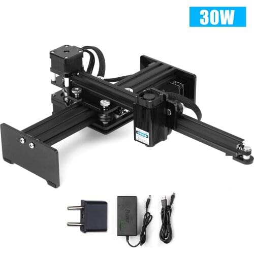 5500mw-30W Laser Engraving Machine Mini Desktop Laser Engraver Printer Portable Carver DIY Laser Logo Mark Printer Woodworking