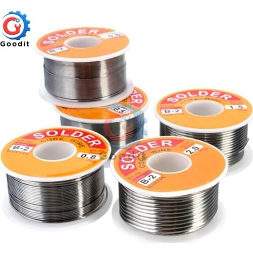 Solder Wire Tin 0.5/0.6/0.8/1.0/1.2/1.5/2.0mm Tin Roll Clean Rosin Welding Core Soldering Wire Flux Reel Roll No-clean