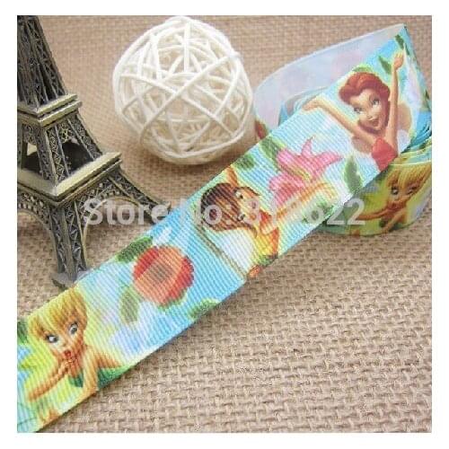 Wholesale 1" (25mm) Cartoon Printed Grosgrain Ribbon DIY Craft Ribbon Sewing Supplier 10yards