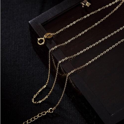 S925 sterling silver necklace gold-plated O-type all-match retro personality and minimalism mens and womens choker