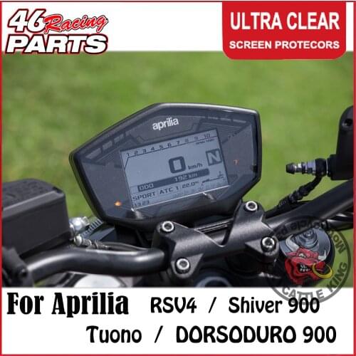 CK CATTLE KING Cluster Scratch Cluster Screen Protection Film Protector For Aprilia Shiver/DORSODURO 900 /RSV4 /Tuono