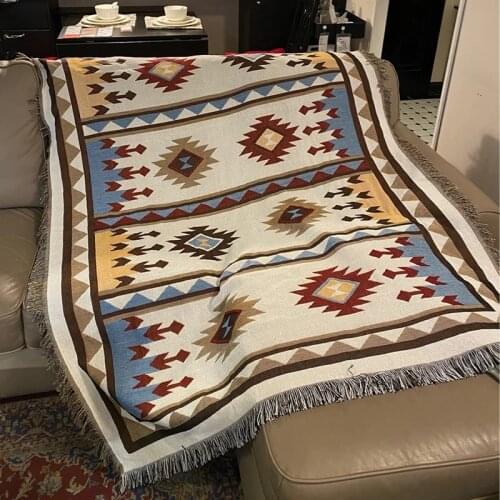 Casual Blankets Black Carpet Decoration Patterns Blanket Carpet Sofa Leisure Carpet Single Tapestry Sofa Blanket Throw Blankets