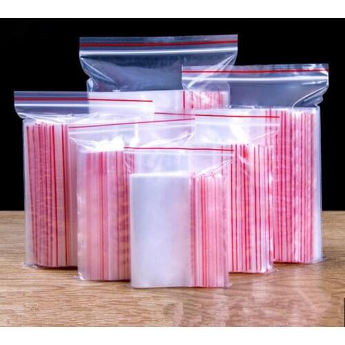 200pcs 5x7cm Resealable Poly Bag Transparent Plastic Bags Self Adhesive Seal Jewellery Making Bag