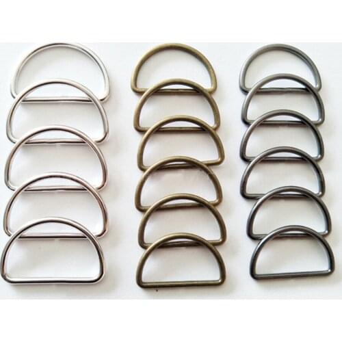 5/10Pcs Bags Straps Alloy Metal D Ring Wide Adjustable Buckle For Backpacks Pet Hooks Connection Collar Buckles DIY Accessorie