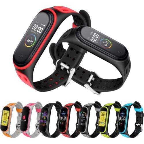 Strap for xiaomi mi band 4 5 6 miband 5 miband 3 Replacement Silicone Smart Wristband Xiaomi mi band 6 5 4 3 bracelets