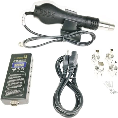 SAIKE 8858 hand-held hot air gun digital display adjustable portable hot air gun hot welding gun