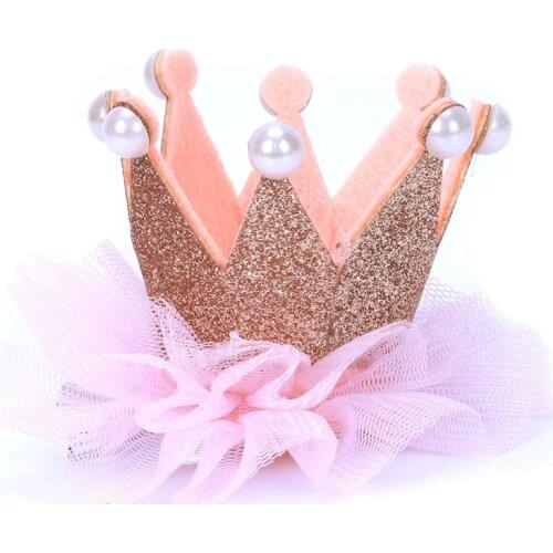 WSFS Hot Crown Pet Dog Clip Princess Pet Grooming Dog Hair Clip Pet Dogs Hair Accessories For Small Medium Dogs Headdress Pets P