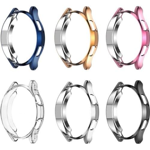 Screen Protective Watch Case For Samsung Galaxy Watch 4 Classic 42MM 46mm Full Protector Cover Shockproof TPU Transparent Shell