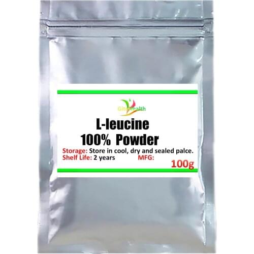 100% pure L-leucine powder, amino acid leucine, leucine glutamine, energy enhancing amino acid