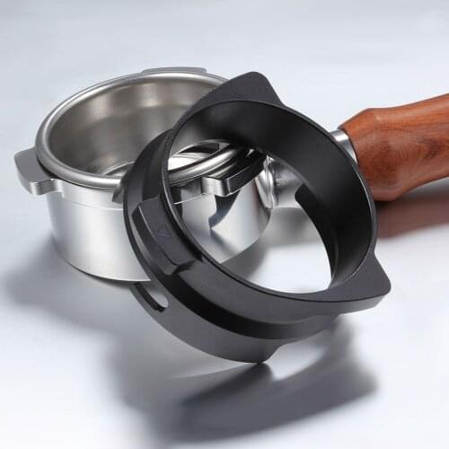 54mm Coffee Powder Receiving Dosing Ring Rotatable Aluminum Alloy Loop for Breville 8 Series Coffee Machines