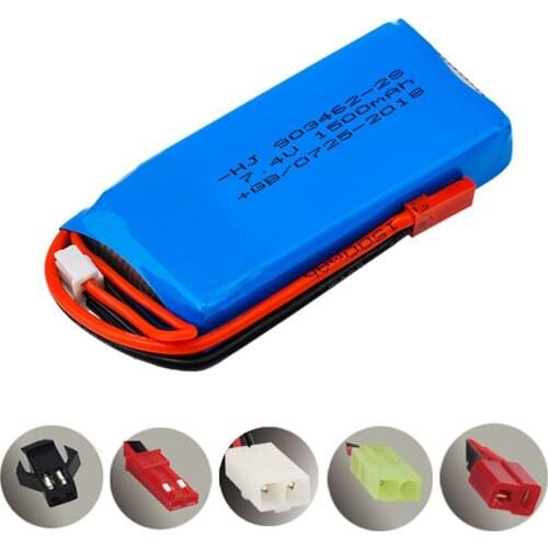 7.4V 1500mah 903462 Lipo battery for WLtoys V913 L959 L969 L979 L202 L212 A959 12428 HJ816 HJ817 RC car model parts toys Battery