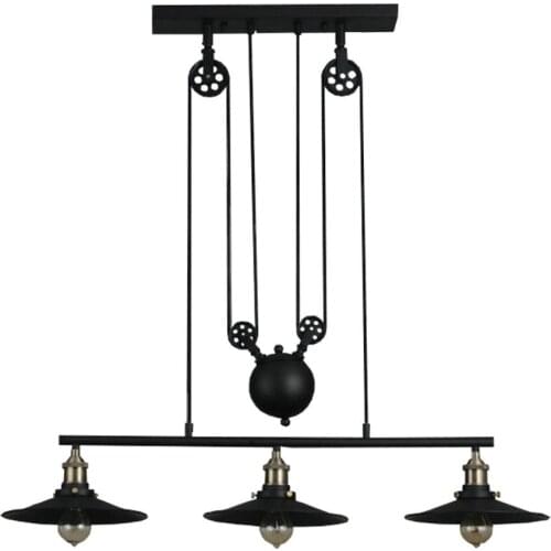 American Vintage Industrial Pendant Light For Bedroom Dining Room Restaurant Bar Retro Lamps Modern lustre Cord Hanging Lighting