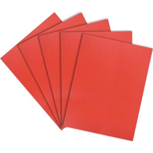 Uxcell Corrugated Plastic Sheets,3mm Red Blank Yard Lawn Signs,12Inch x 16Inch 5pcs