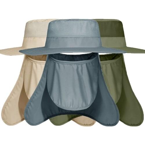 Hot Sale Fishing Hat Sunscreen Fishing Cap UV protection Fishing Hat Breathable Headwear Quick-Drying Outdoor Hiking Headwear