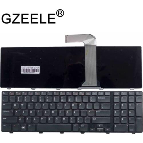 GZEELE Keyboard for Dell US Black Keyboard 454RX 0454RX V119725AS1 AEGM7U00120 9Z.N5ZSQ.001 9Z.N5ZBQ.001 NSK-DZ0SQ