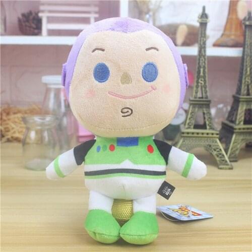 High Quality Disney Movie Toy Story 4 Cartoon Characters Buzz Lightyear Plush Toy Kawaii Soft Stuffed Doll Kids Gifts 21cm