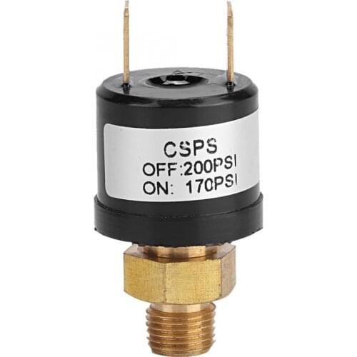 100% Brand New Stainless Steel Car Automatic Air Pressure Control Switch Valve 170-200PSI for Air Compressor Pump