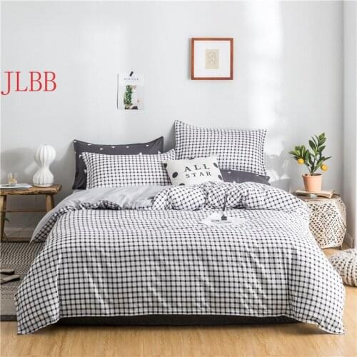 Bedding set Queen size green leaf summer bed set small star home decor wedding gift king bed linen pillowcase sheet duvet cover