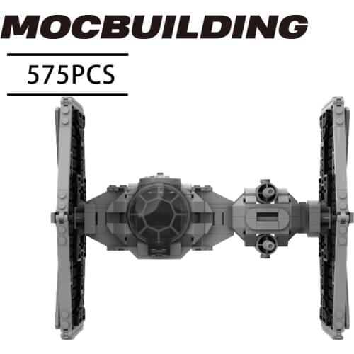 MOC Bricks Star Movie New TIE Fighter heavy starfighter Spaceship Mining Guild TIE Raptor Model Lepining Building Blocks Kid Toy