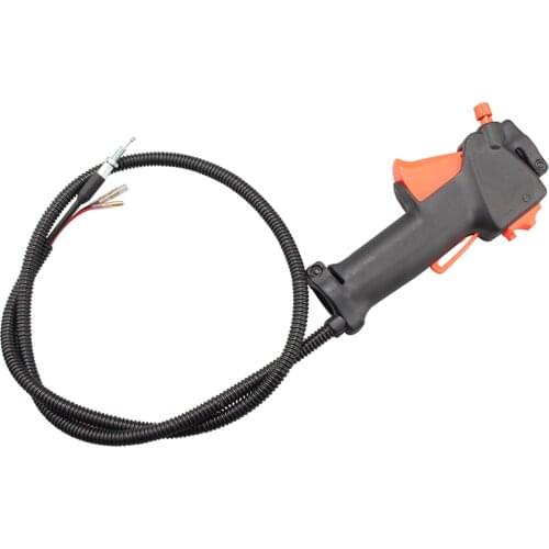 Knapsack mower trimmer throttle switch assembly,side-mounted brush cutter throttle acceleration handle throttle line