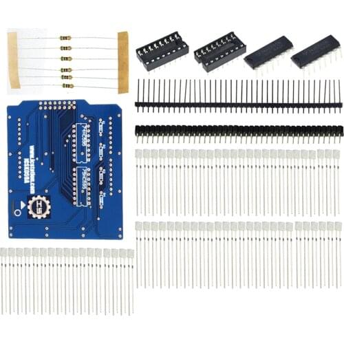 New 4X4X4 Blue LED Light Cube Kit 3D LED cube DIY Kit Electronic Suite for arduino Diy Kit