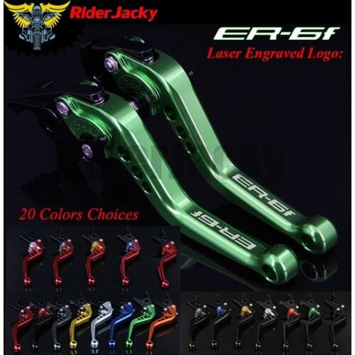 RiderJacky CNC Adjustable 14.7cm Short Brake Clutch Levers For Kawasaki NINJA 650R/ER-6F ER6F ER 6F 2009-2016 2013 2014 2015