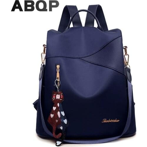 Waterproof Oxford Backpack For Women Large Capacity School Backpacks For Teenage Girls Anti Theft Female Shopping Bag