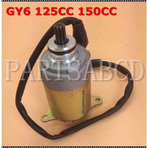 GY6 125CC 150CC Starter Motor for 125 150 Scooter Moped Go kart ATV Taotao Sunl Roketa Parts