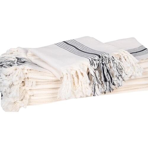 Turkish Cotton Oversized Fringed Bath Beach Peshtemal Towel Wrap