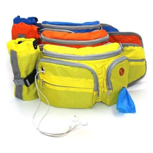 Traction suit outdoor dog walking training waist bag multifunctional waist bag pet training bag bite suit