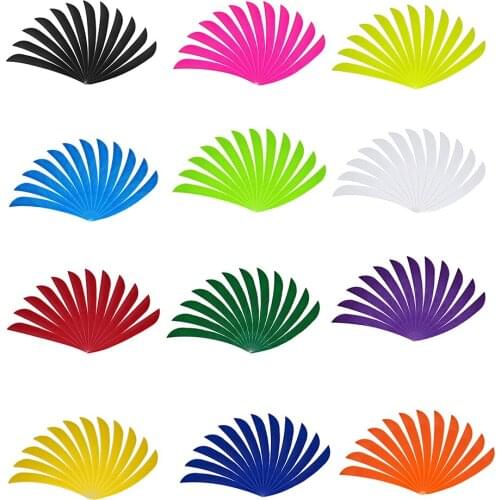 12Pcs 5 Inch Fletching Arrow Feathers Archery Turkey Feathers for Arrow Rods Carbon Arrows Wooden Arrows Bamboo Arrow