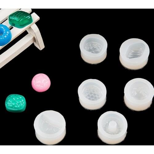 6pcs DIY Jewelry Tool UV Resin Jewery Accessories Fruit Shaped Silicone Jewelry Tools