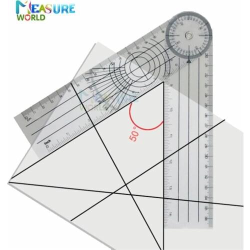 8inch Goniometer Angle Medical Ruler Rule Joint Orthopedics Tool Instruments Plastic protractor