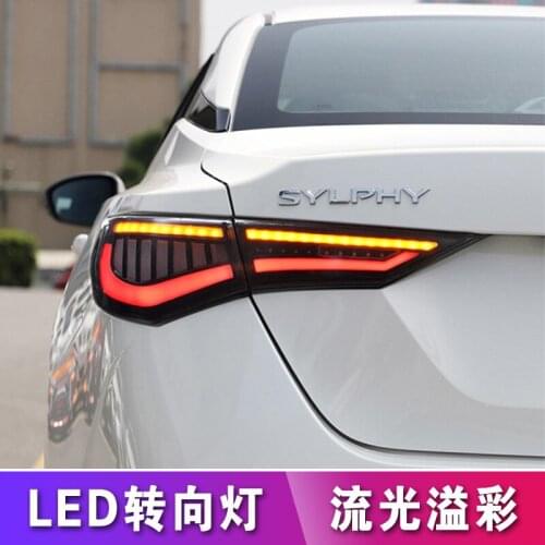 Car Tail Lights Automotive Parts For Nissan Sylphy 2020 2021 Taillights Rear Lamp LED Signal Reversing Parking Lights FACELIFT