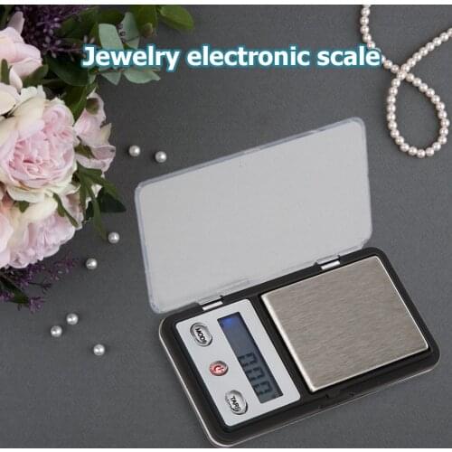 0.01g LCD Mini Electronic Scale Pocket Portable Digital Scale for Gold Silver Jewelry Precision Balance