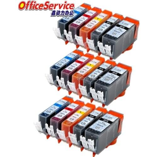 15X=3Sets Compatible ink Cartridge PGI-225XL CLI-226 PGI225 CLI226 For Canon MG5220 MG6120 MG8220 MX892 IX6520 MG5320 printer