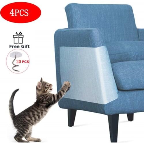 Anti Cat Scratcher Carpet Protector Guard Cat Scratching Post Furniture Couch Sofa Protector Cat scraper Deterrent Tape Paw Pads