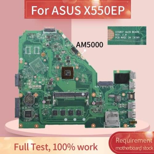X550EP For ASUS X550E X550EP X550E D552E X552E A4 AM5000 4GB Laptop Motherboard REV.2.0 DDR3 Notebook Mainboard