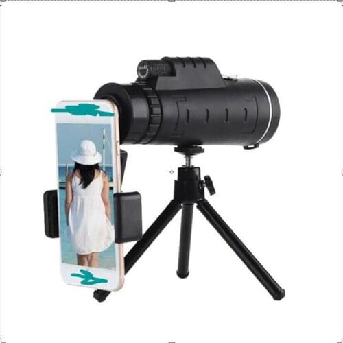 60m-8000m 40X60mm Monocular Outdoor Telescope HD Non-infrared Shimmer Night vision Mobile phone camera telescope decor PC296