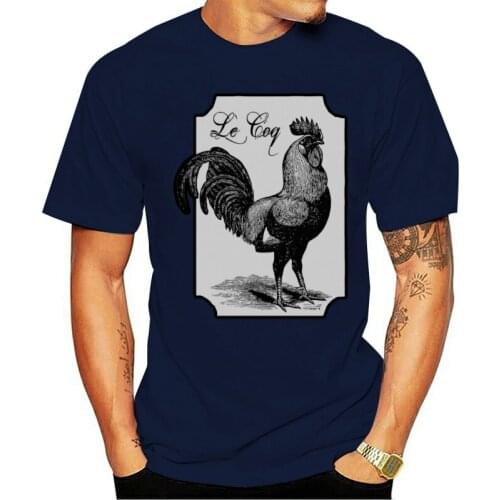 Printed Men T Shirt Cotton Short Sleeve Le Coq Rooster T-Shirt Women tshirt