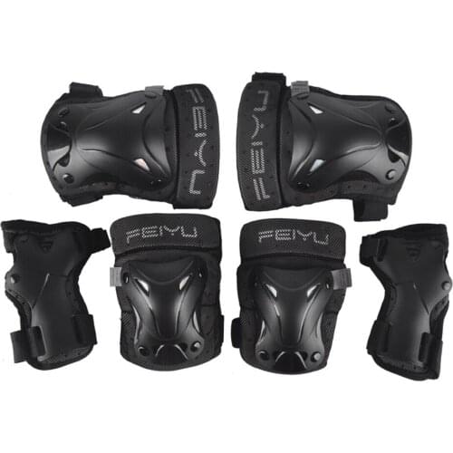 6Pcs/Set Skating Skateboard Cycling Knee Elbow Pads Protective Gear for Children Men Women Roller Skating Sports Safety Support