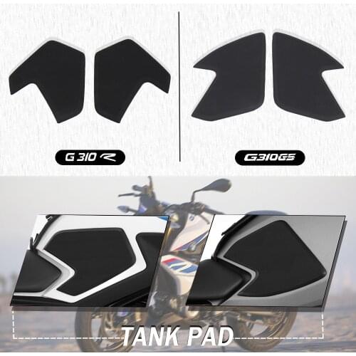 New Side Fuel Tank Pads Protector Stickers Decal Gas Knee Grip Traction Pad Side Sticker For BMW G310GS G 310 GS G310R G 310 R