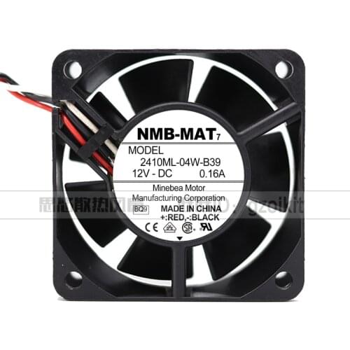 Original 2410ML-04W-B30/B39 6025 6CM double ball 12V 0.16A silent cooling fan